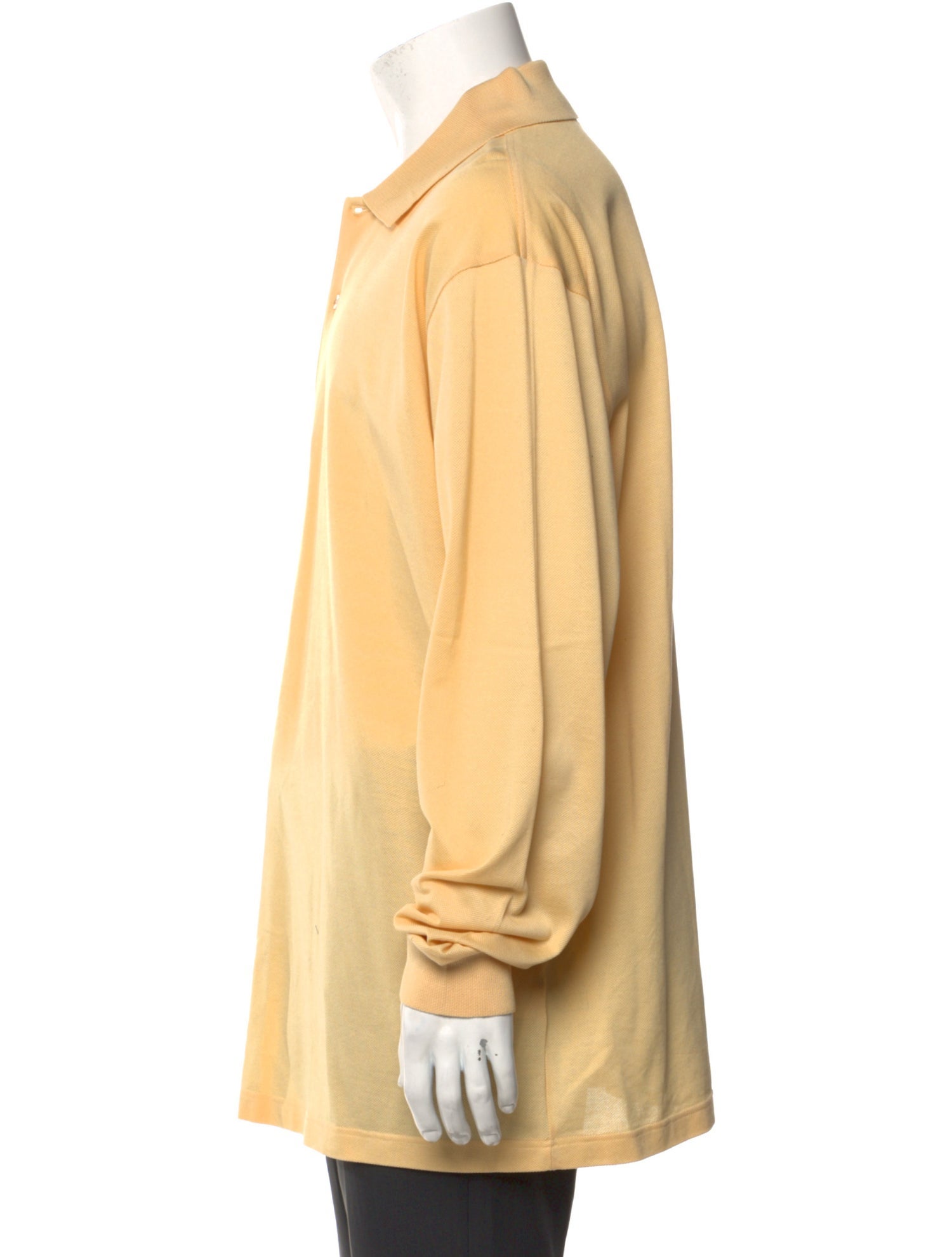 Neiman Marcus Collar Long Sleeve Polo Shirt