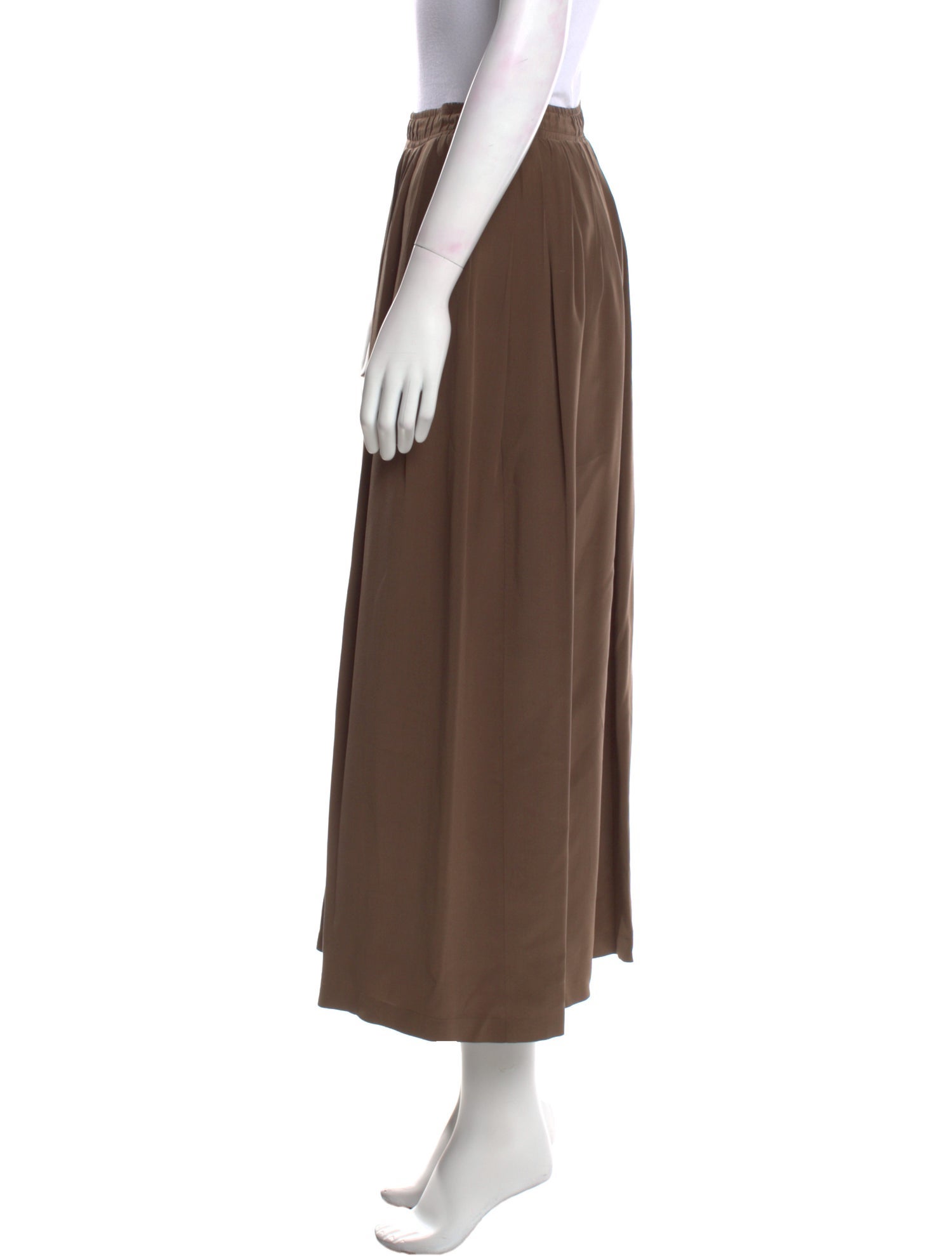 Neiman Marcus Silk Midi Length Skirt