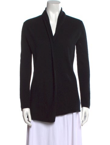 Neiman Marcus Knitwear Cashmere V-Neck Sweater S