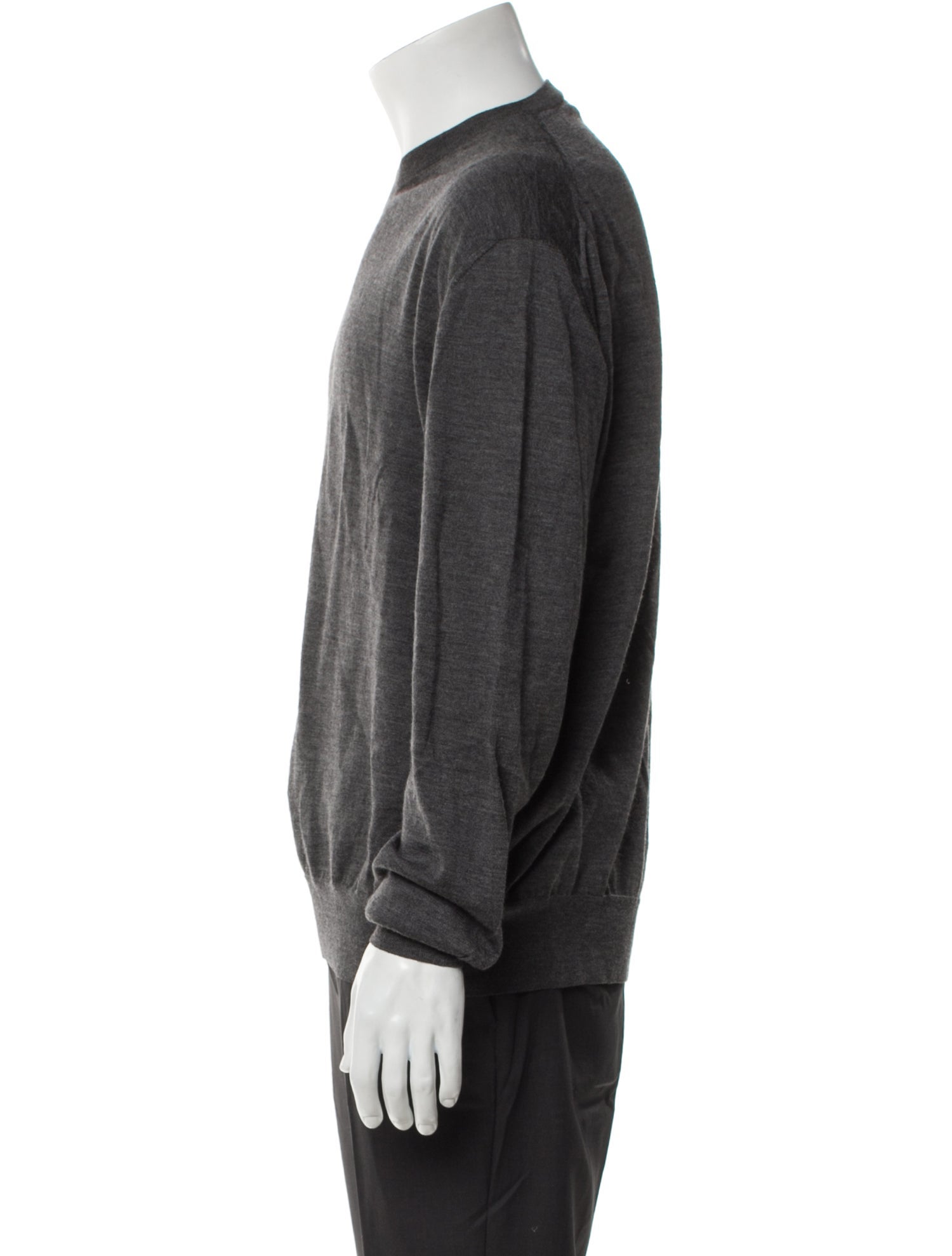 Neiman Marcus Wool V-Neck Pullover