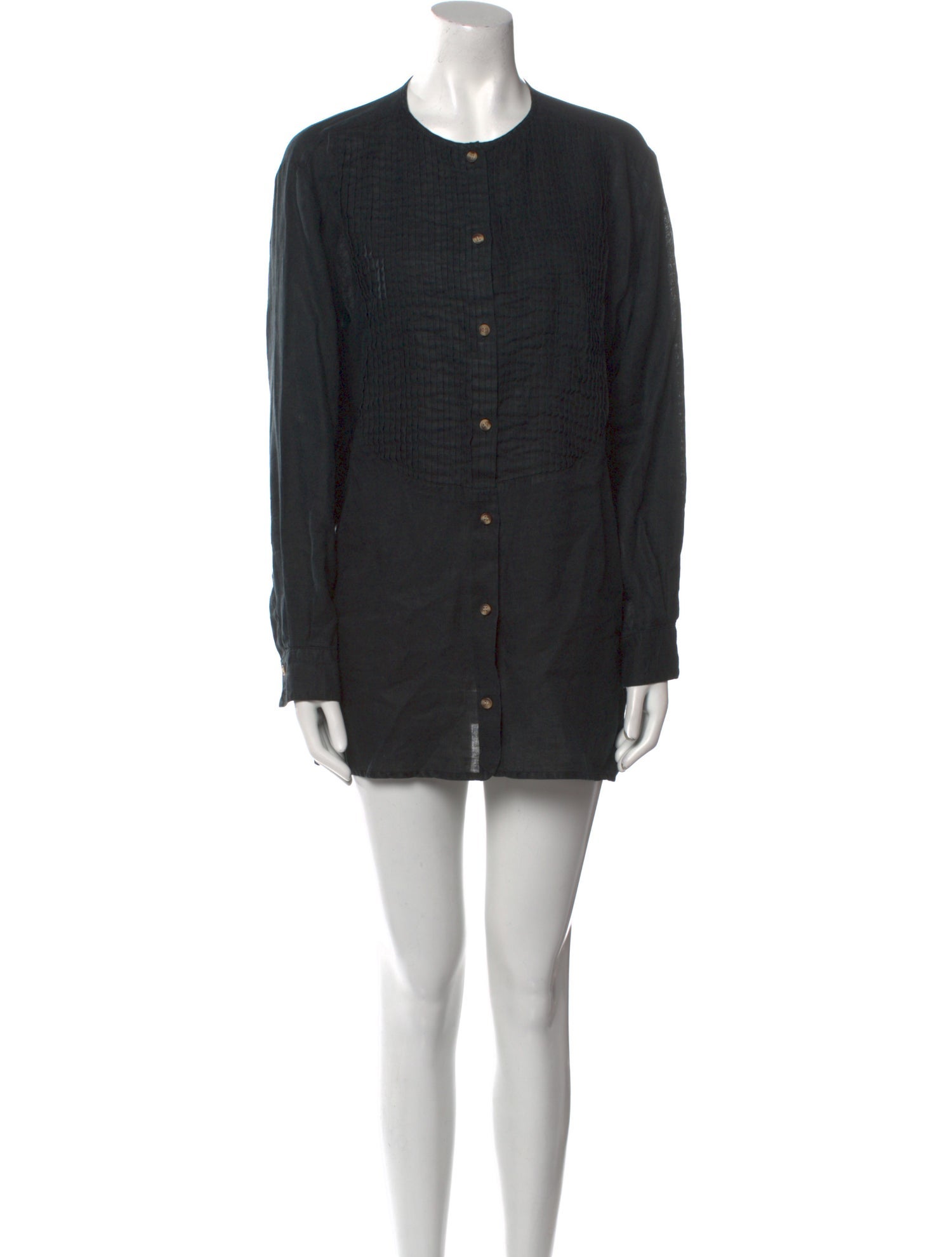 Neiman Marcus Linen Mini Dress