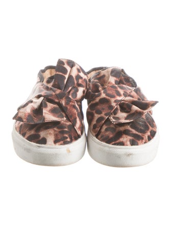 Neiman Marcus Satin Printed Mules