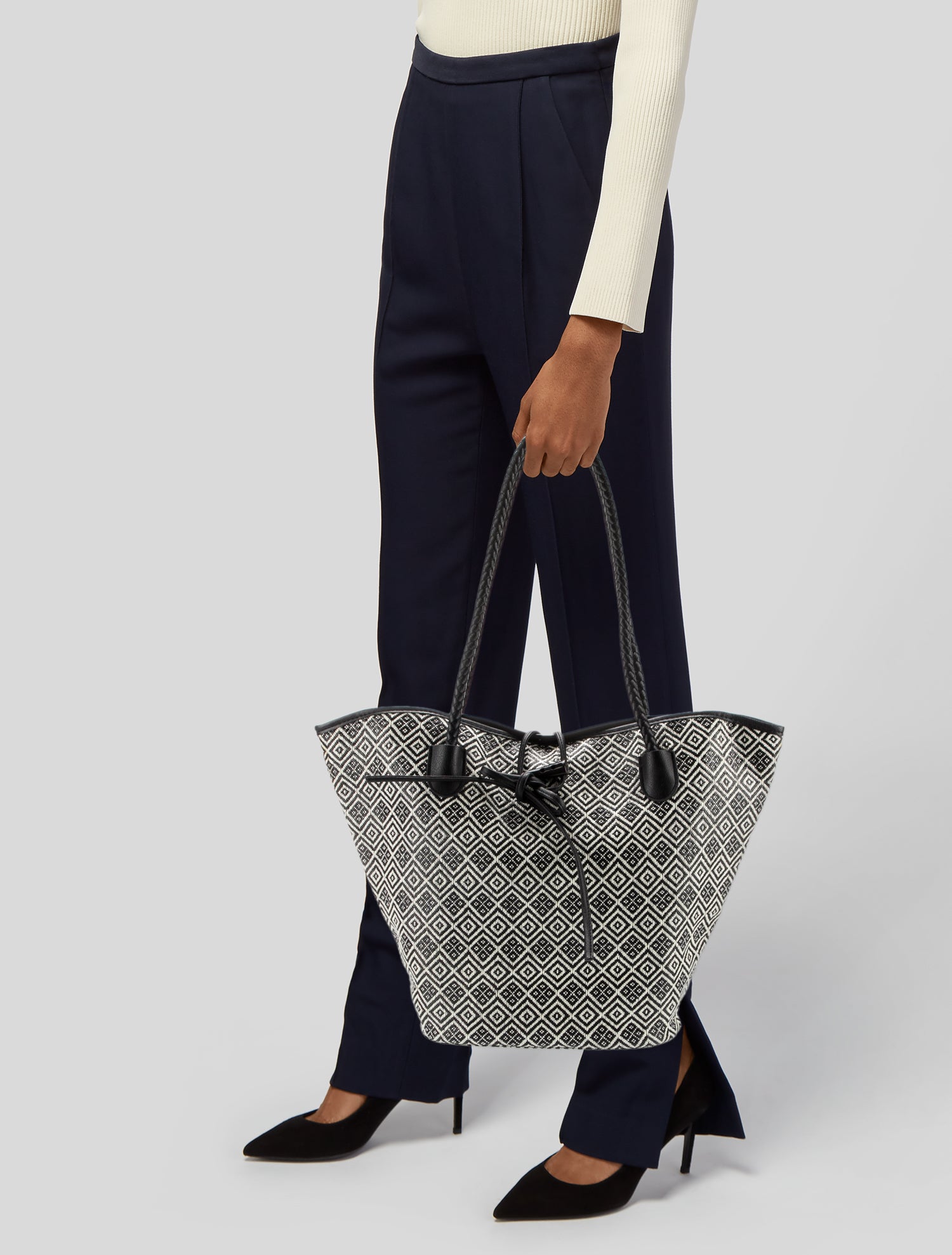 Neiman Marcus Wicker Tote