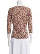 Neiman Marcus Cashmere Printed Sweater