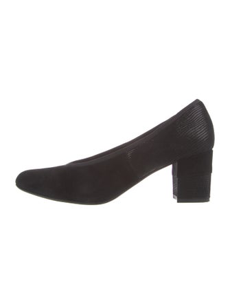 Neiman Marcus Suede Pumps