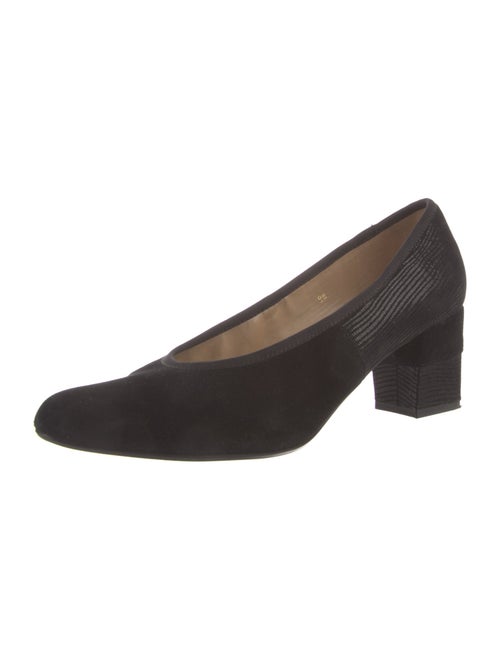 Neiman Marcus Suede Pumps