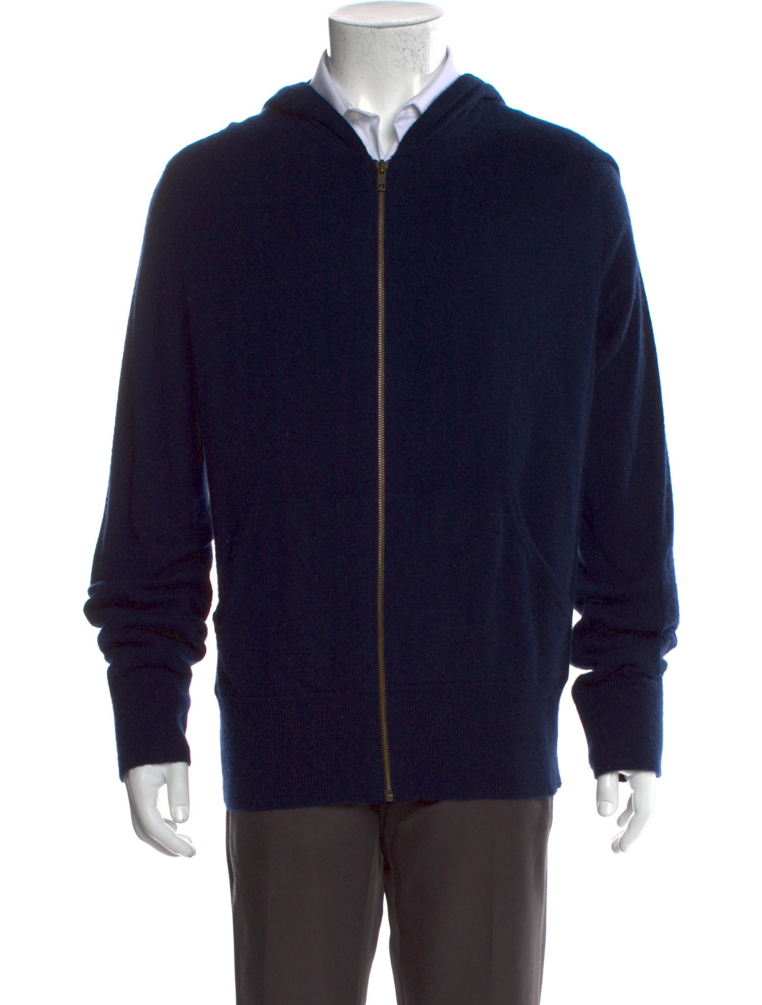 Neiman Marcus Cashmere Crew Neck Hoodie