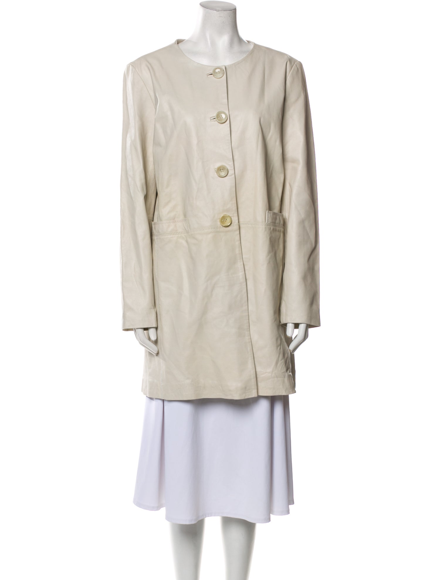 Neiman Marcus Leather Coat