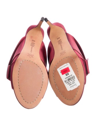 Neiman Marcus Satin Slides