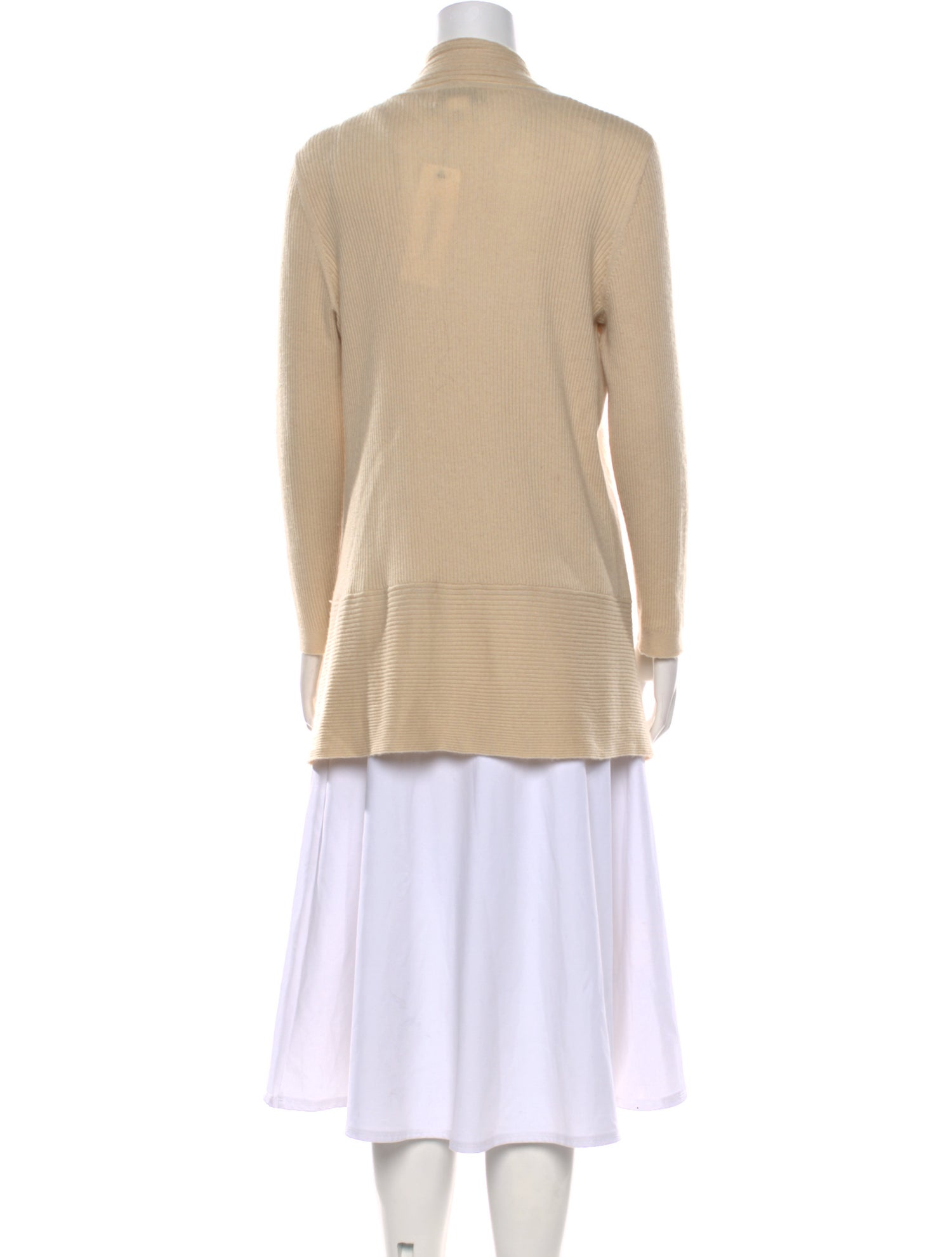 Neiman Marcus Cashmere Open Front Sweater