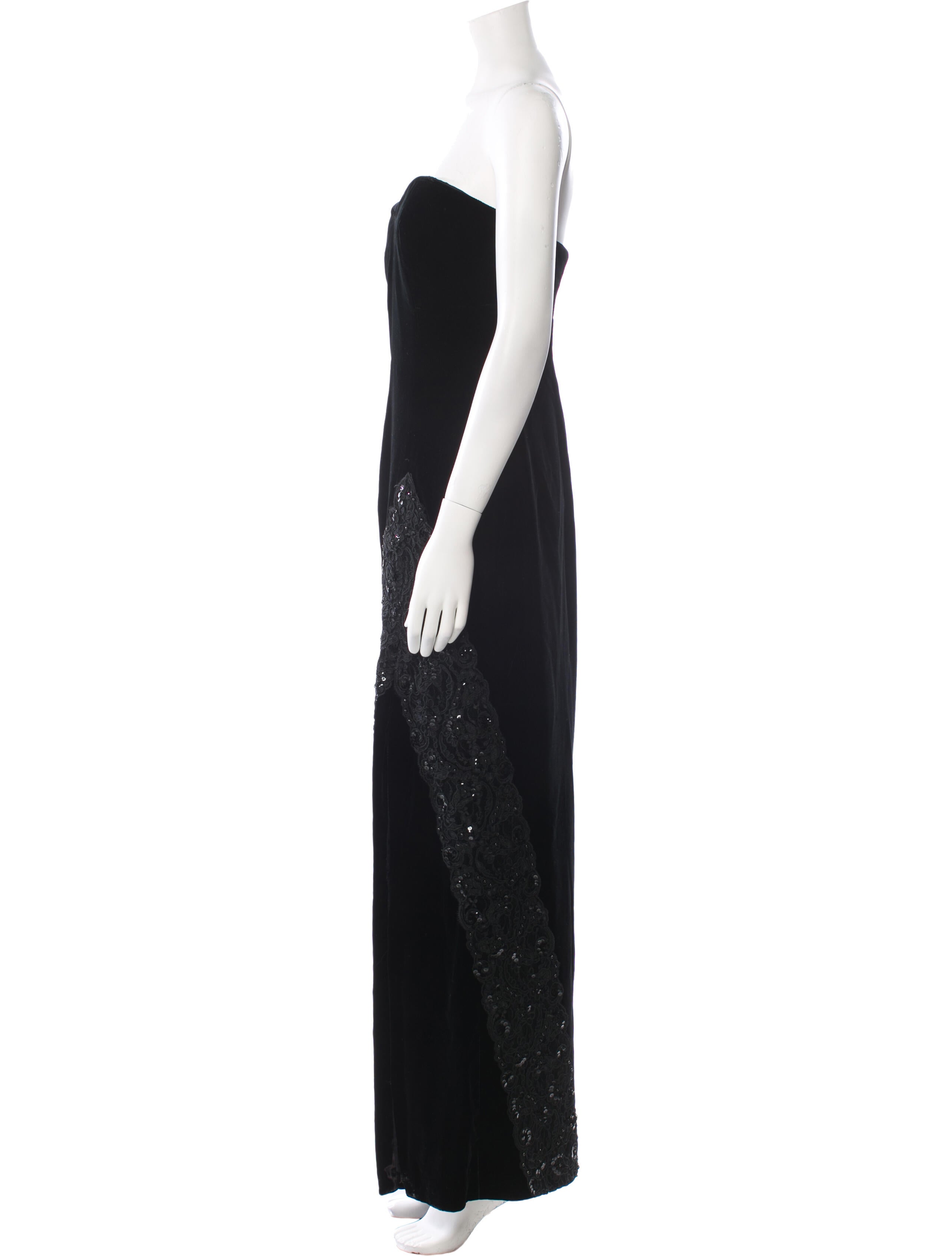 Neiman Marcus Strapless Long Dress