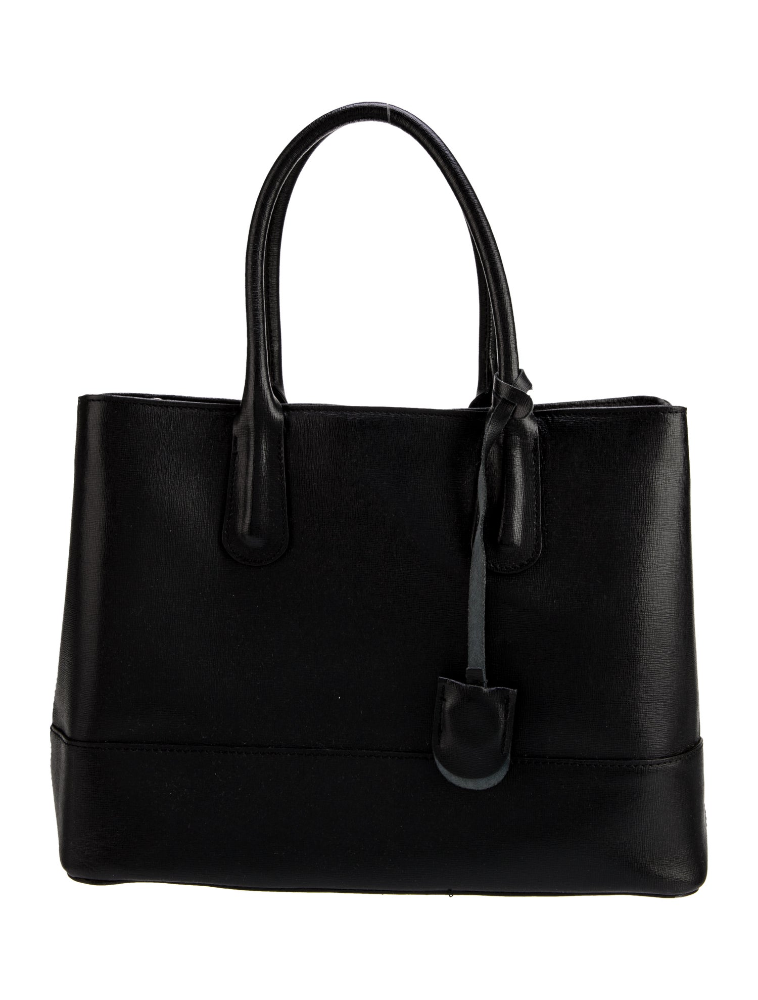 Neiman Marcus Leather Top Handle Bag