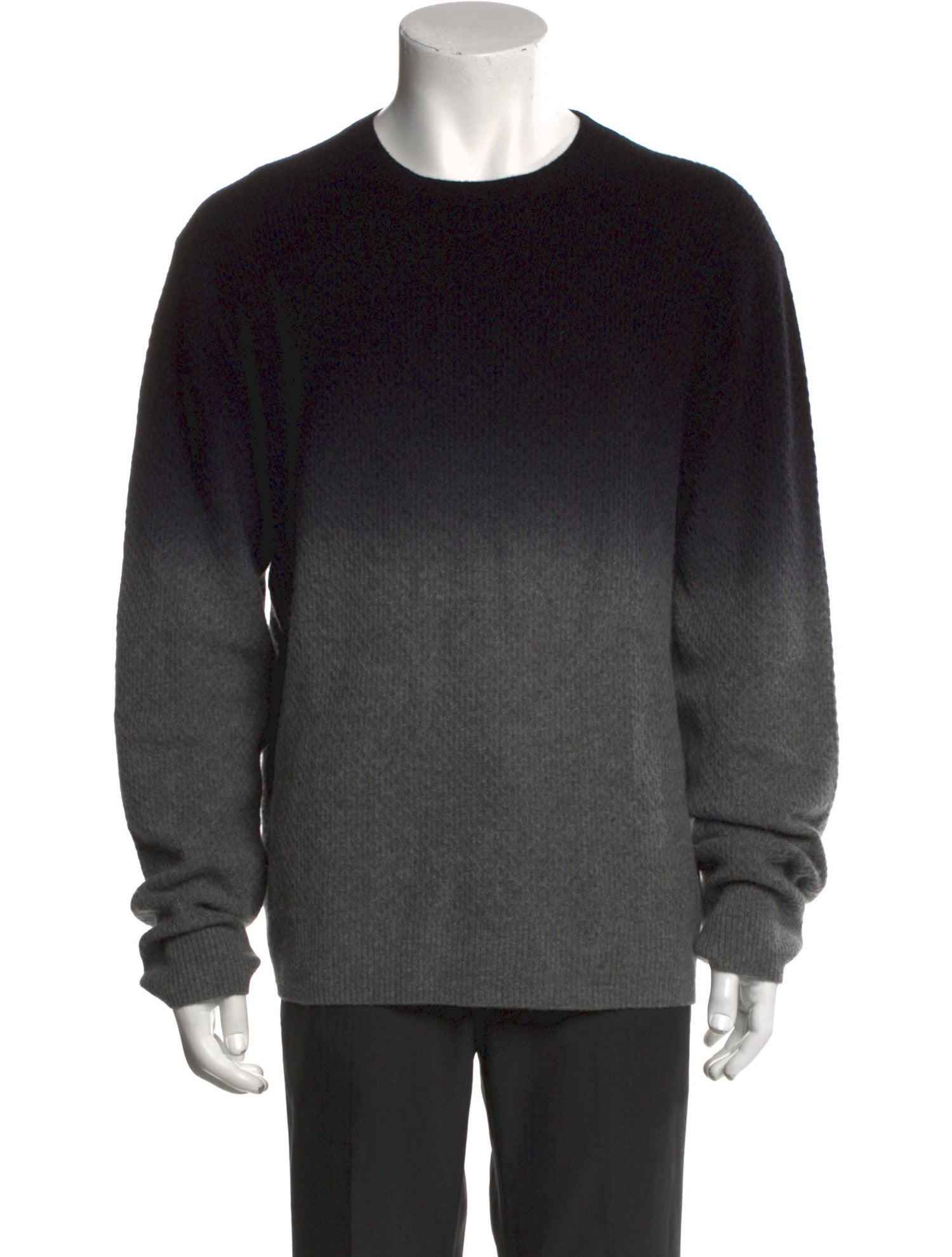 Neiman Marcus Cashmere Colorblock Pattern Pullover