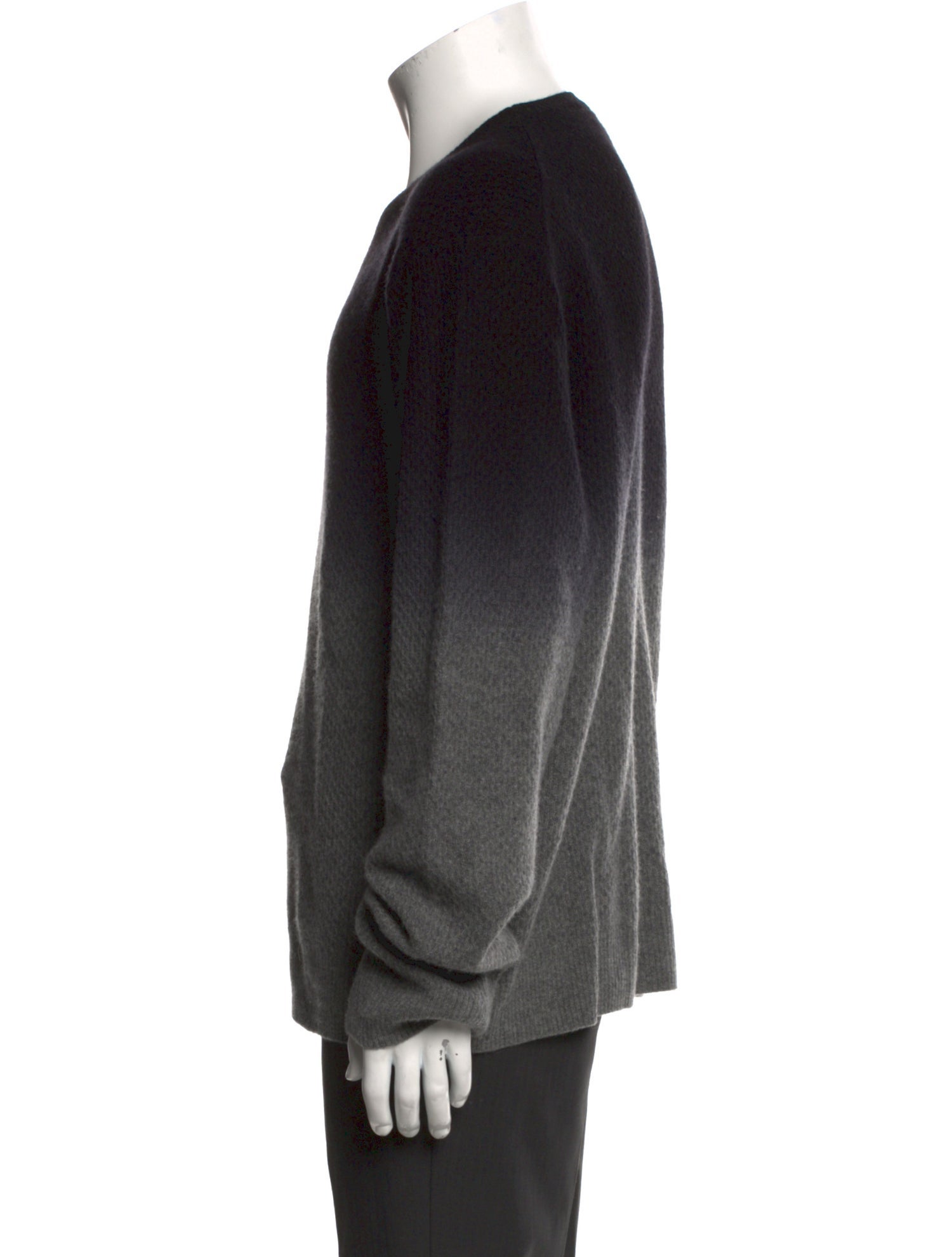 Neiman Marcus Cashmere Colorblock Pattern Pullover