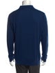 Neiman Marcus Silk Collar Polo Sweater