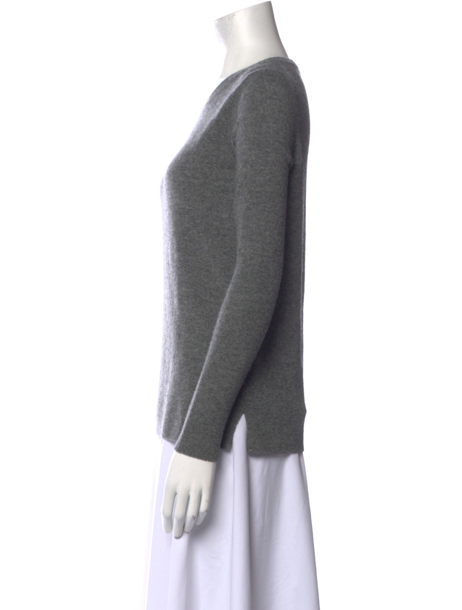Neiman Marcus Cashmere Crew Neck Sweatshirt