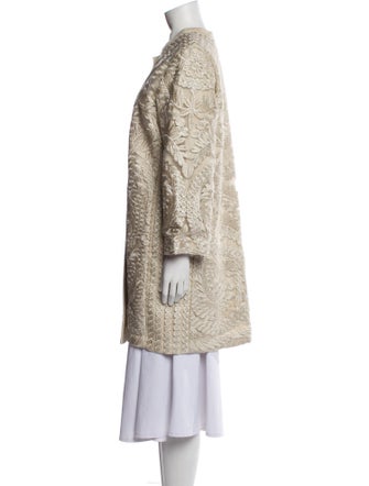 Neiman Marcus Patterned Coat