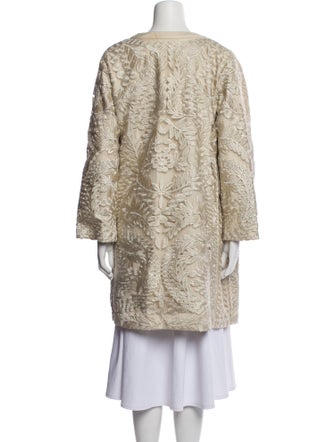 Neiman Marcus Patterned Coat