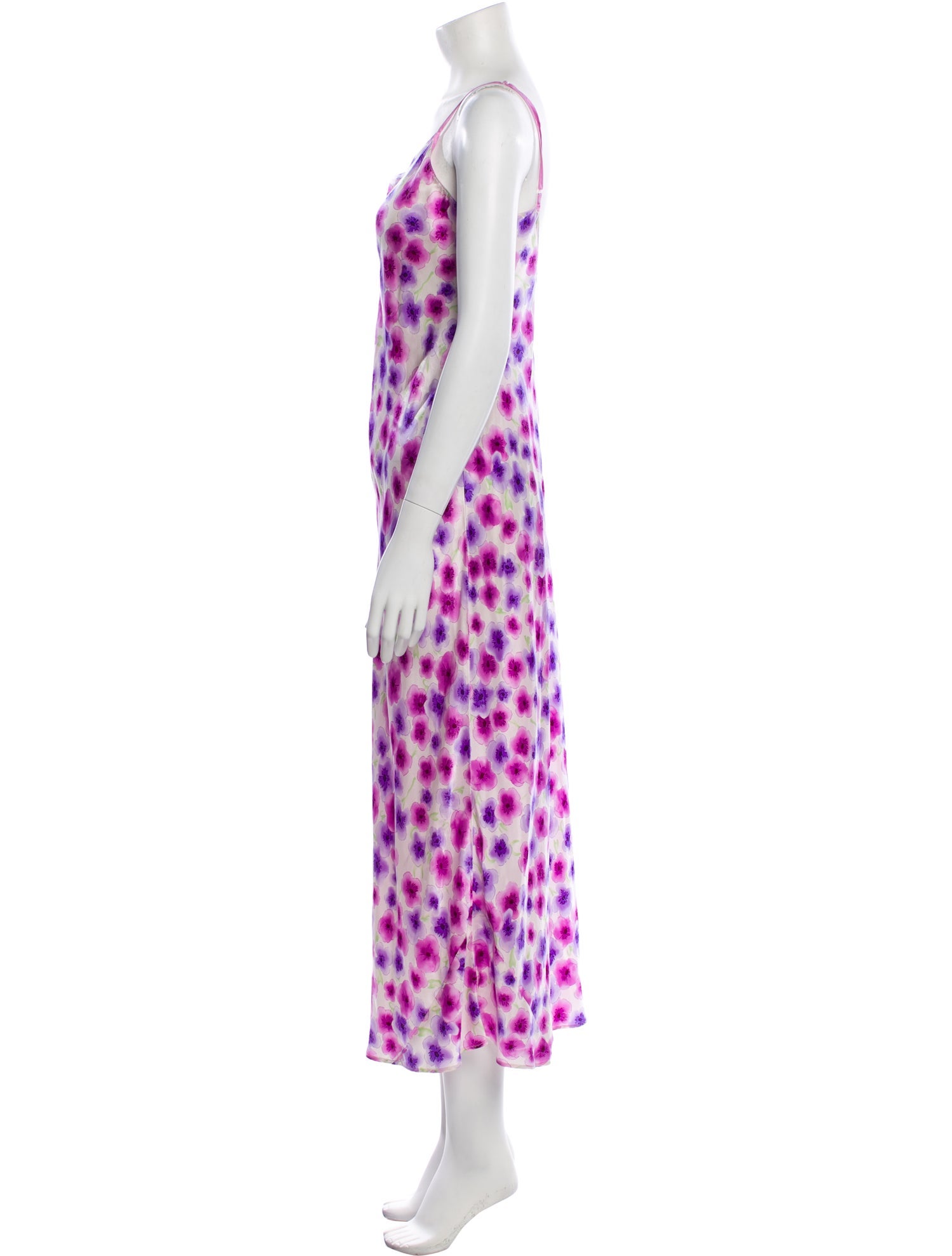 Neiman Marcus Silk Long Dress