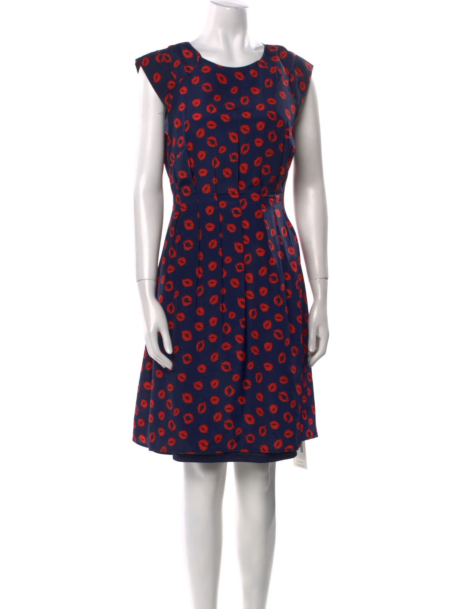 Neiman Marcus Printed Mini Dress