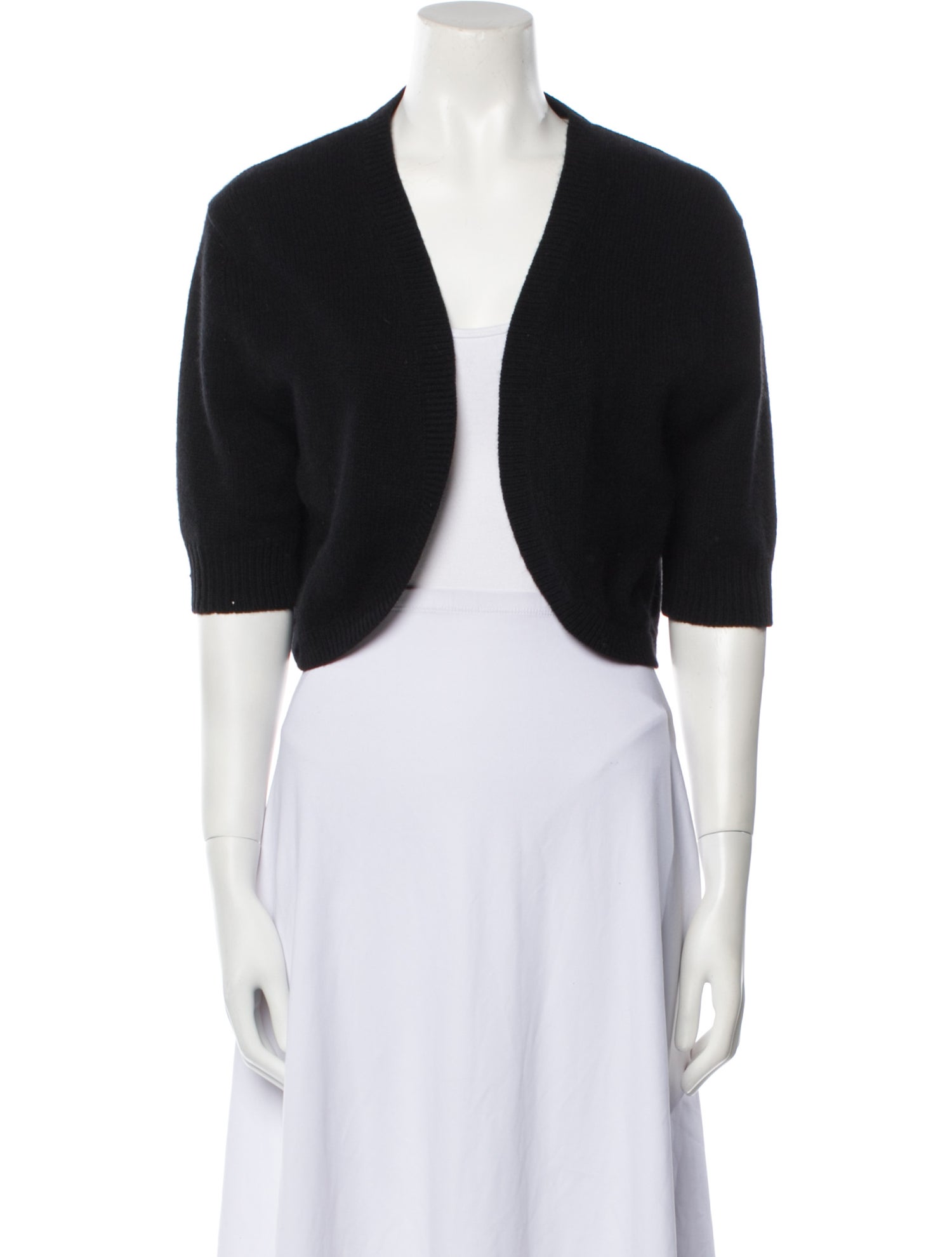 Neiman Marcus Open Front Sweater
