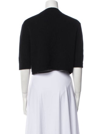 Neiman Marcus Open Front Sweater