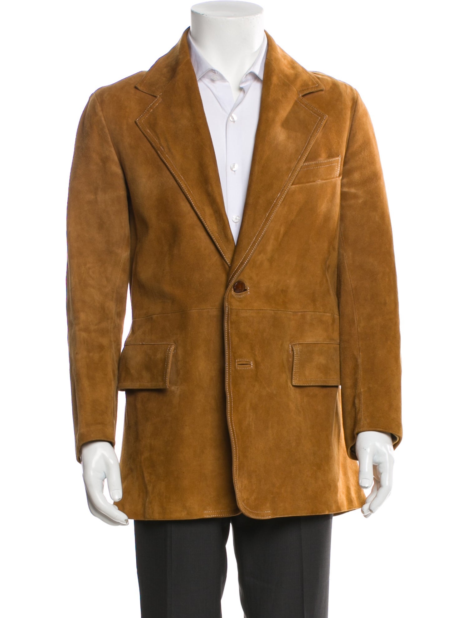 Neiman Marcus Vintage Leather Utility Jacket