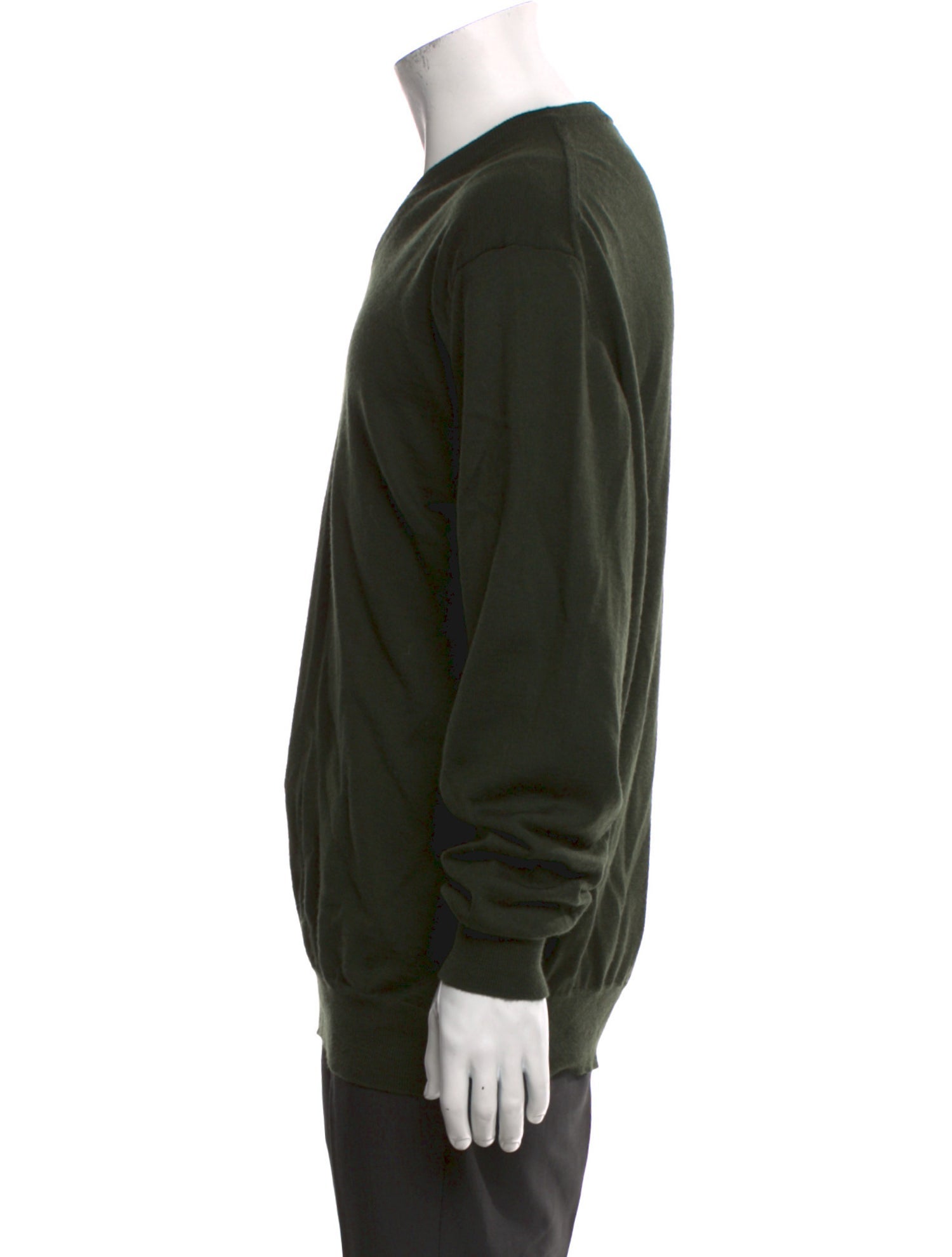 Neiman Marcus V-Neck Long Sleeve Pullover