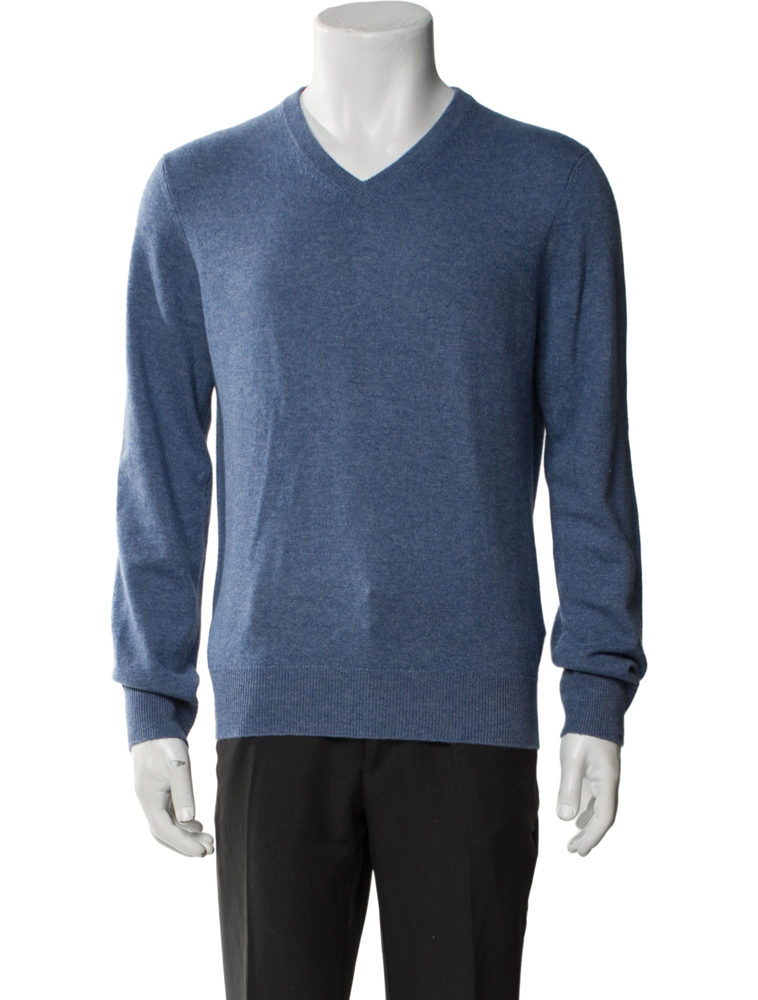 Neiman Marcus Cashmere V-Neck Pullover
