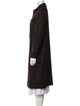 Neiman Marcus Wool Plaid Print Coat