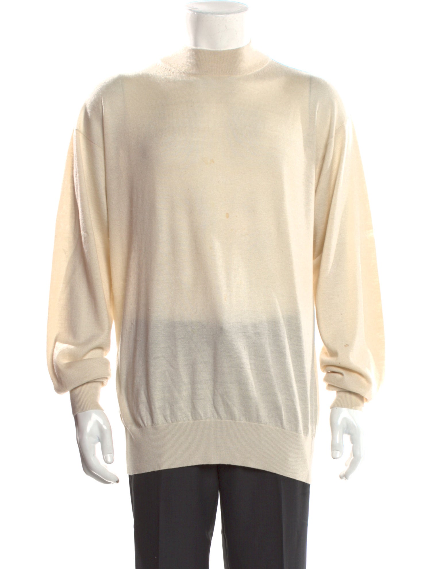 Neiman Marcus Silk Turtleneck Pullover