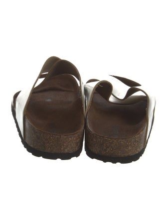 Neiman Marcus Patent Leather Mules