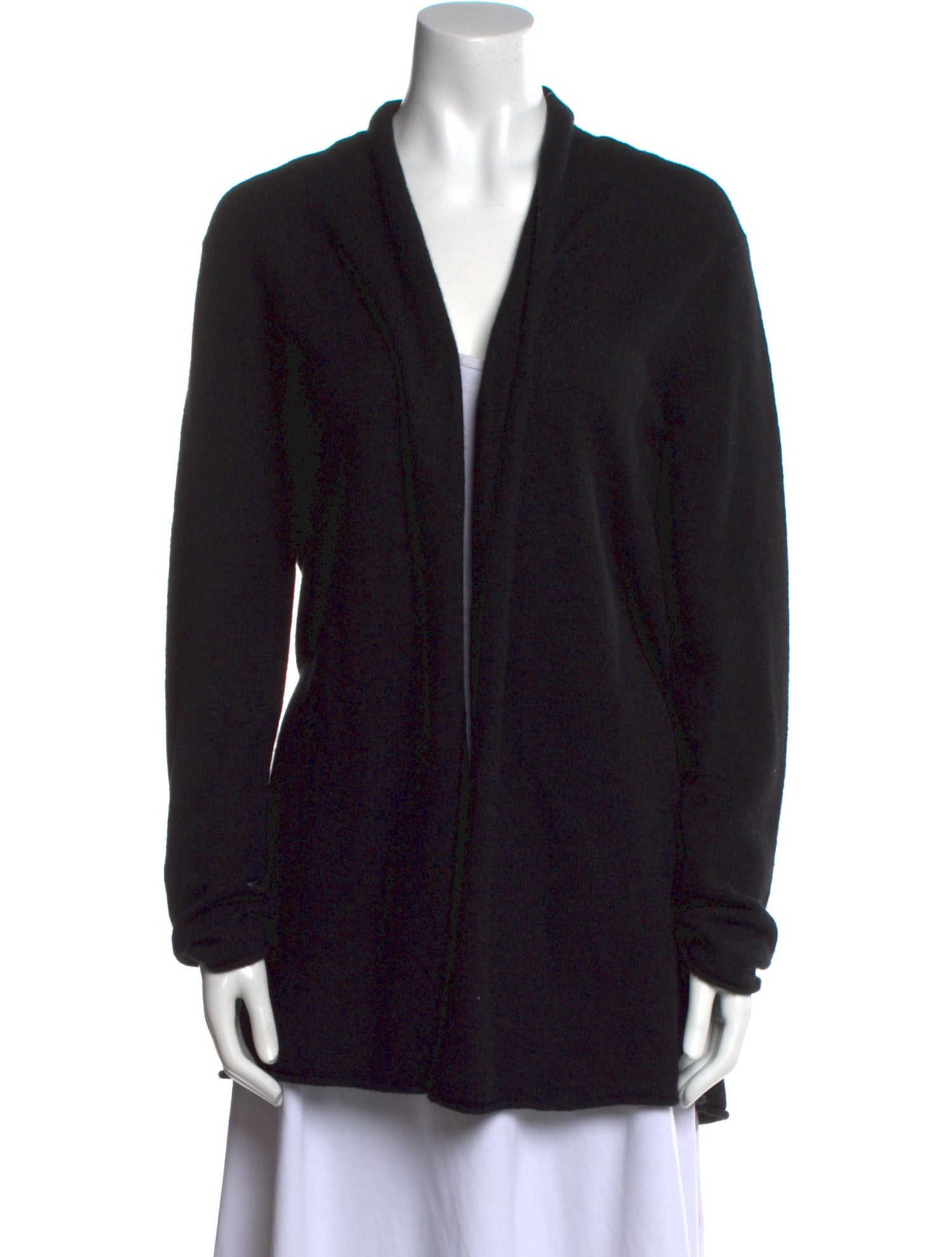 Neiman Marcus Cashmere Open Front Sweater