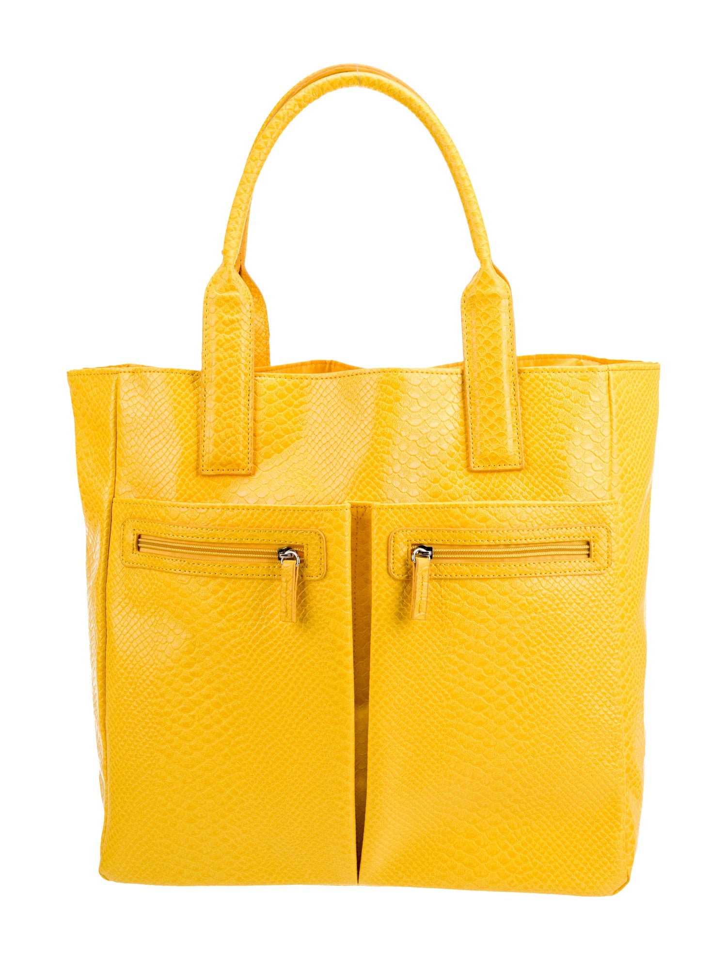 Neiman Marcus Embossed Leather Tote