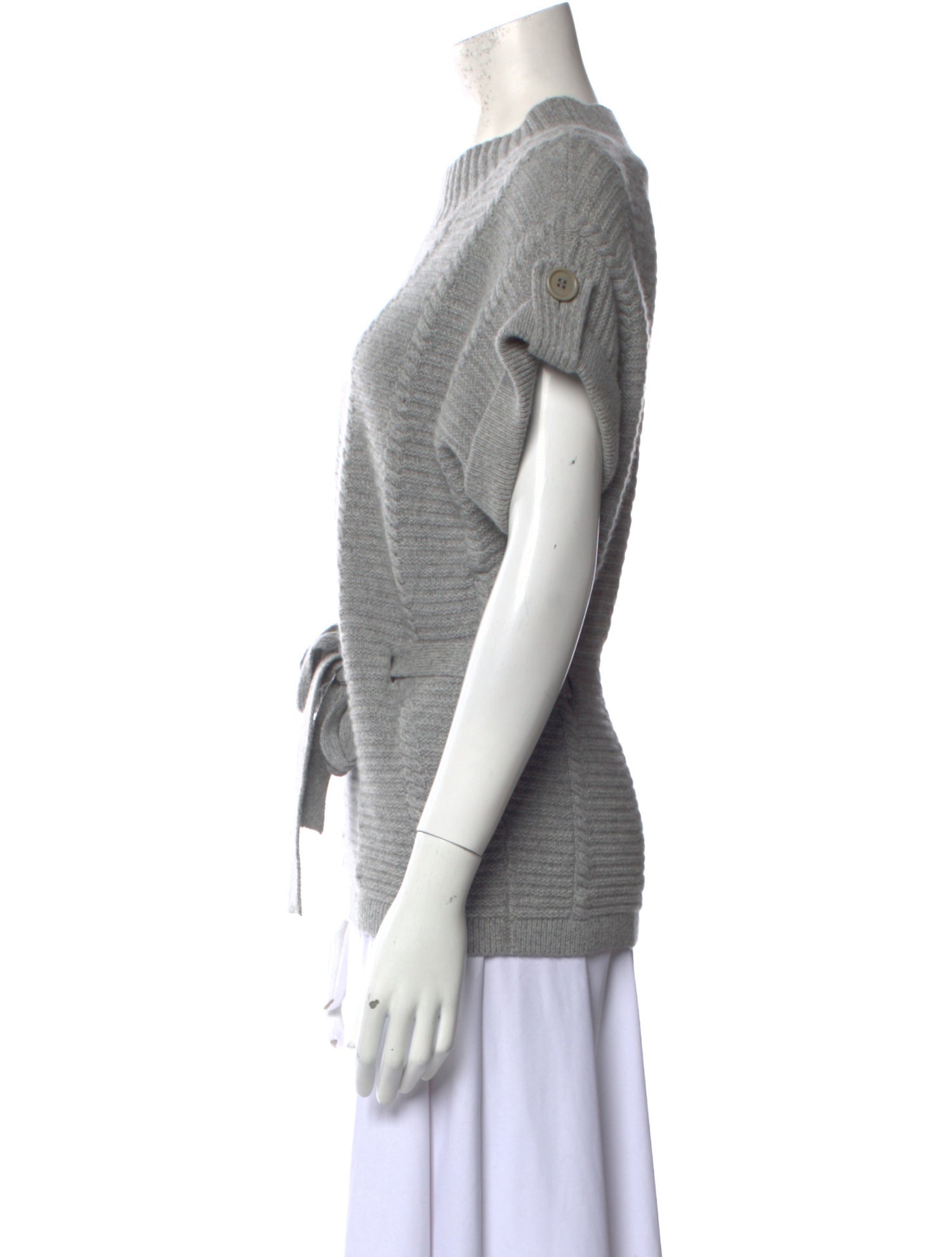 Neiman Marcus Cashmere Crew Neck T-Shirt