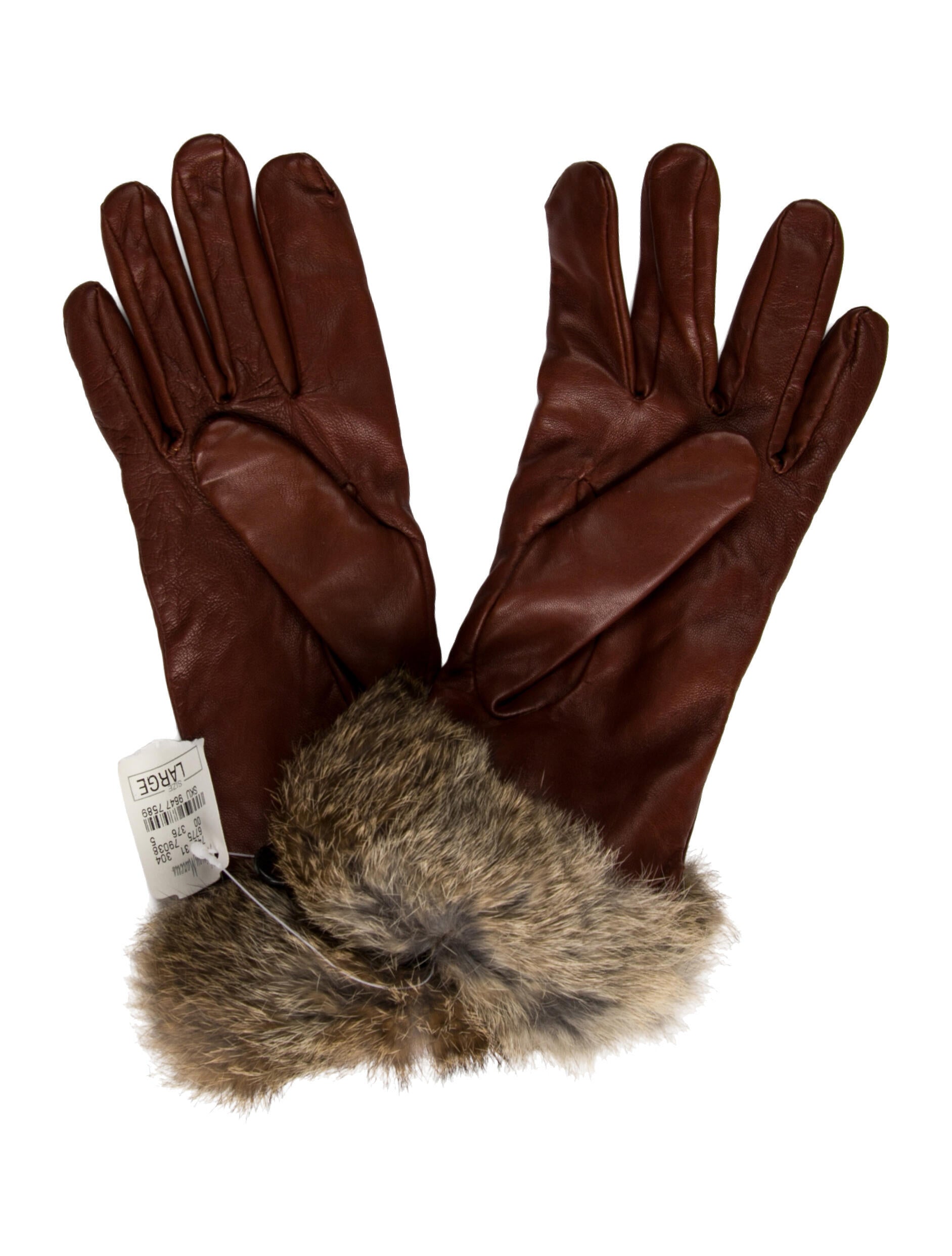 Neiman Marcus Leather Winter Gloves w/ Tags