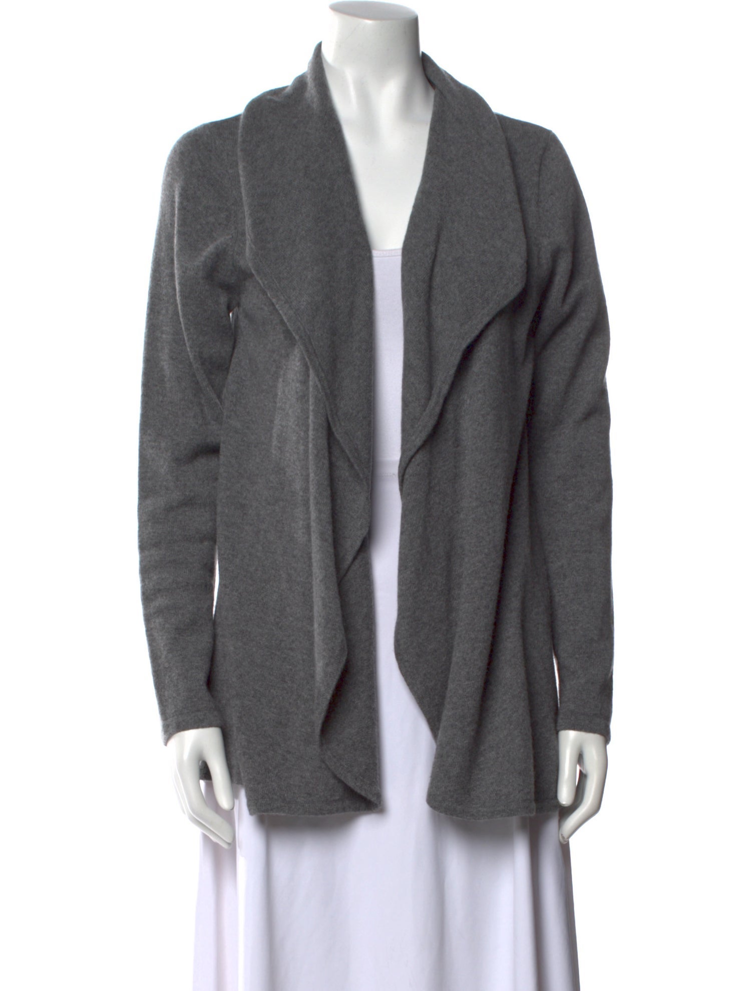 Neiman Marcus Cashmere Open Front Sweater