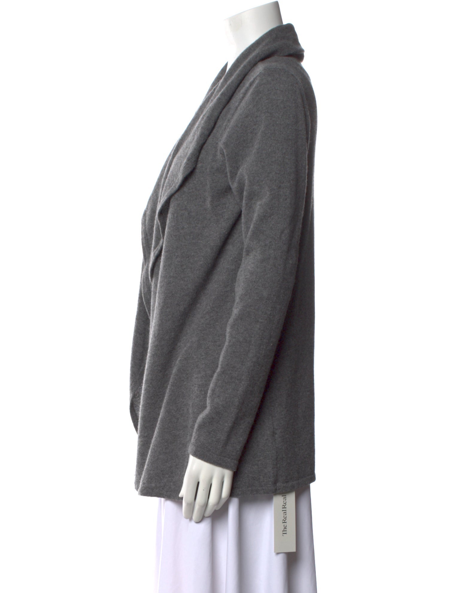 Neiman Marcus Cashmere Open Front Sweater