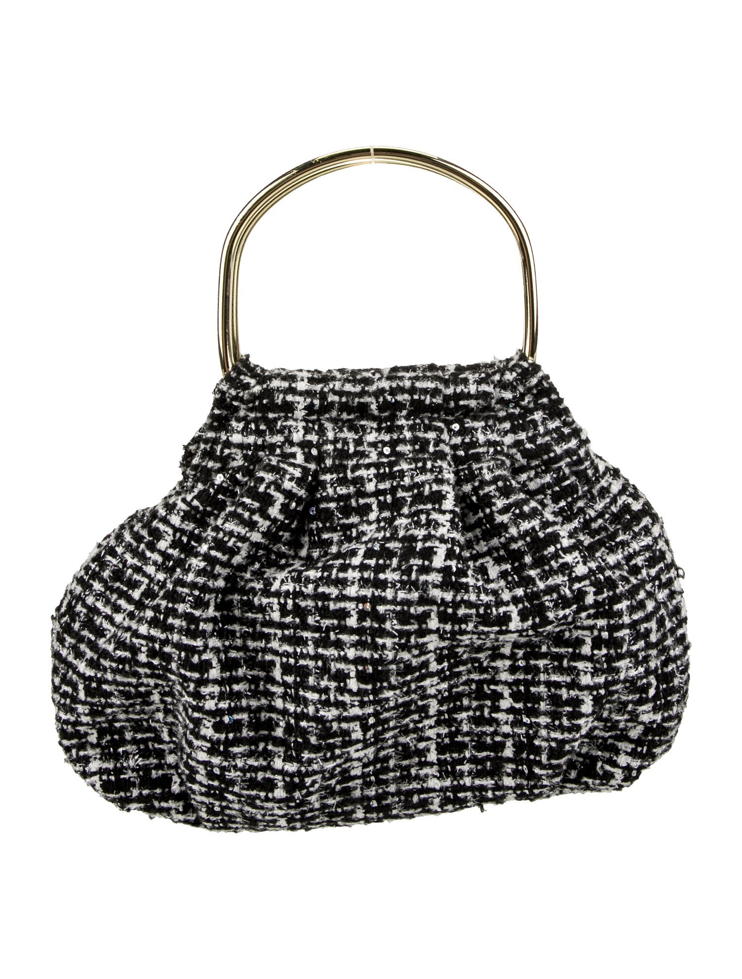 Neiman Marcus Tweed Top Handle Bag w/ Tags