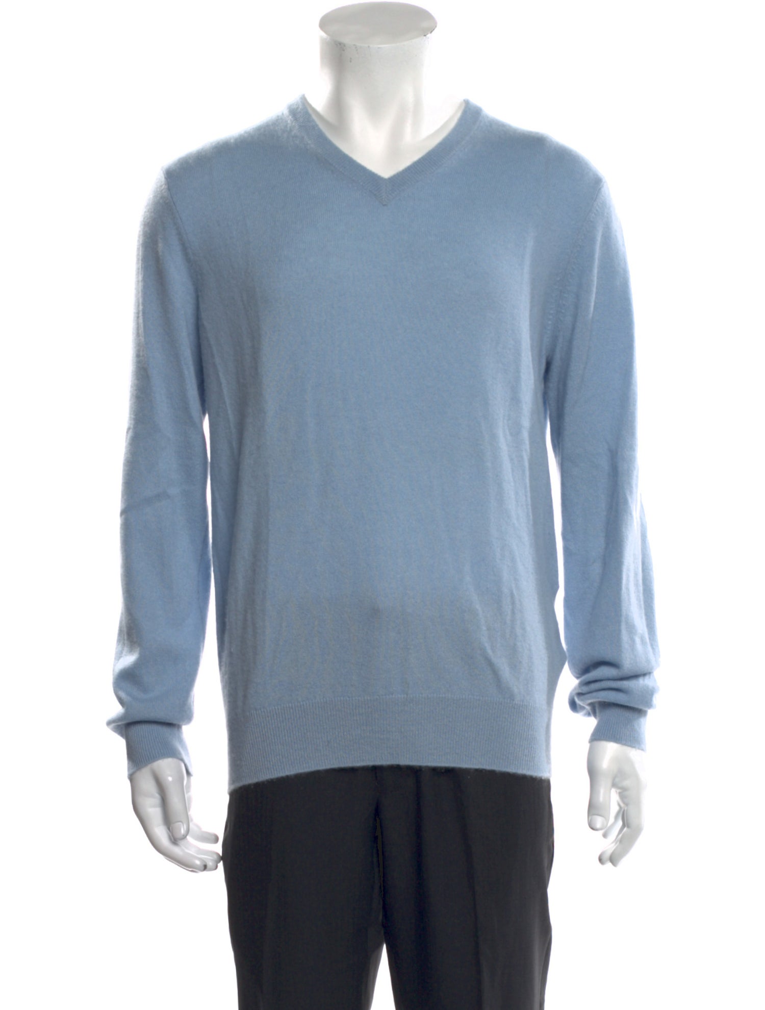 Neiman Marcus Cashmere V-Neck Pullover
