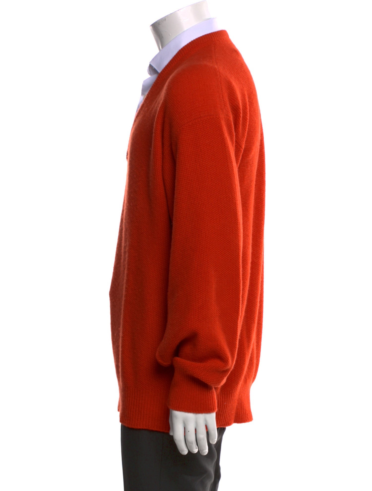 Neiman Marcus Cashmere V-Neck Pullover