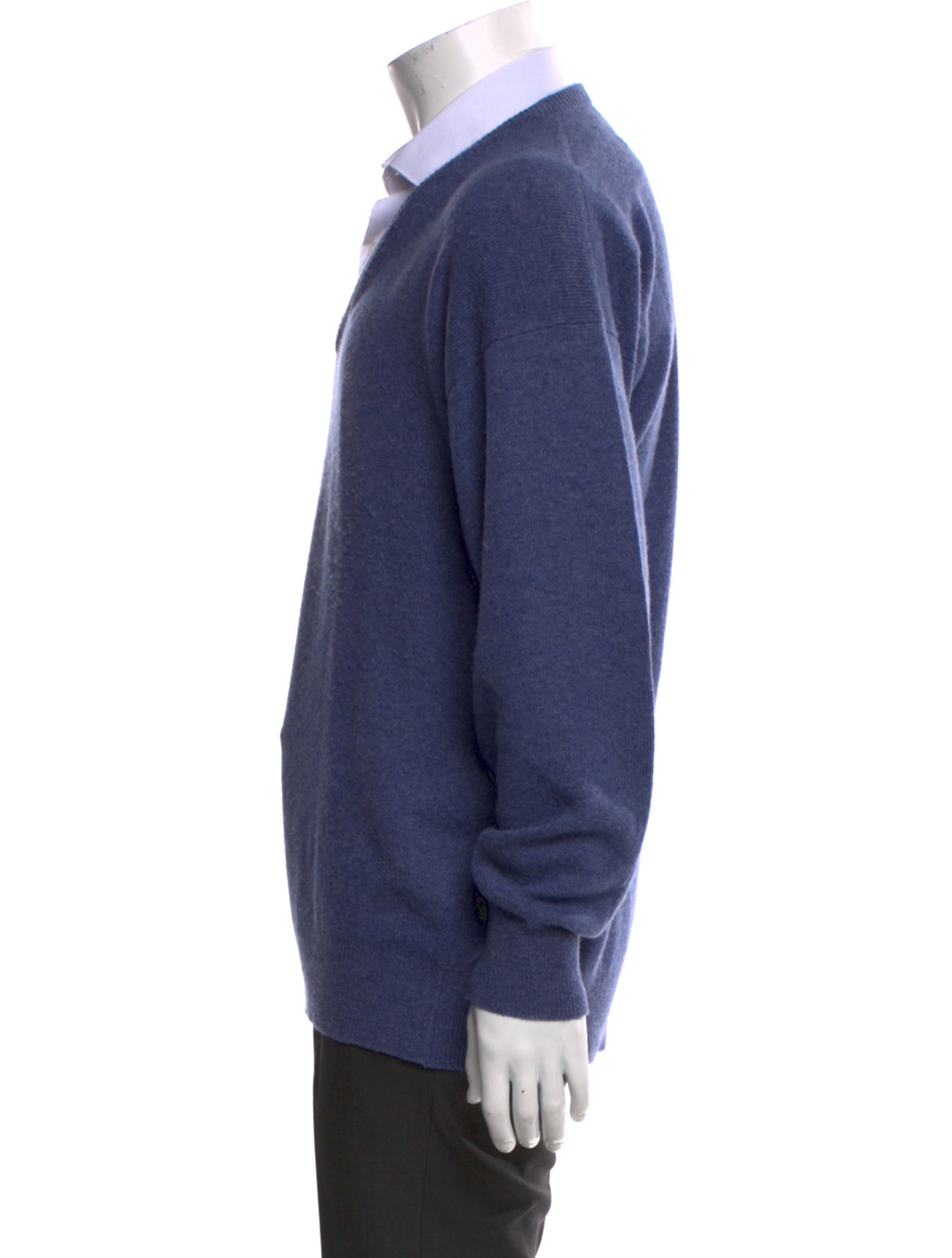 Neiman Marcus Cashmere V-Neck Pullover