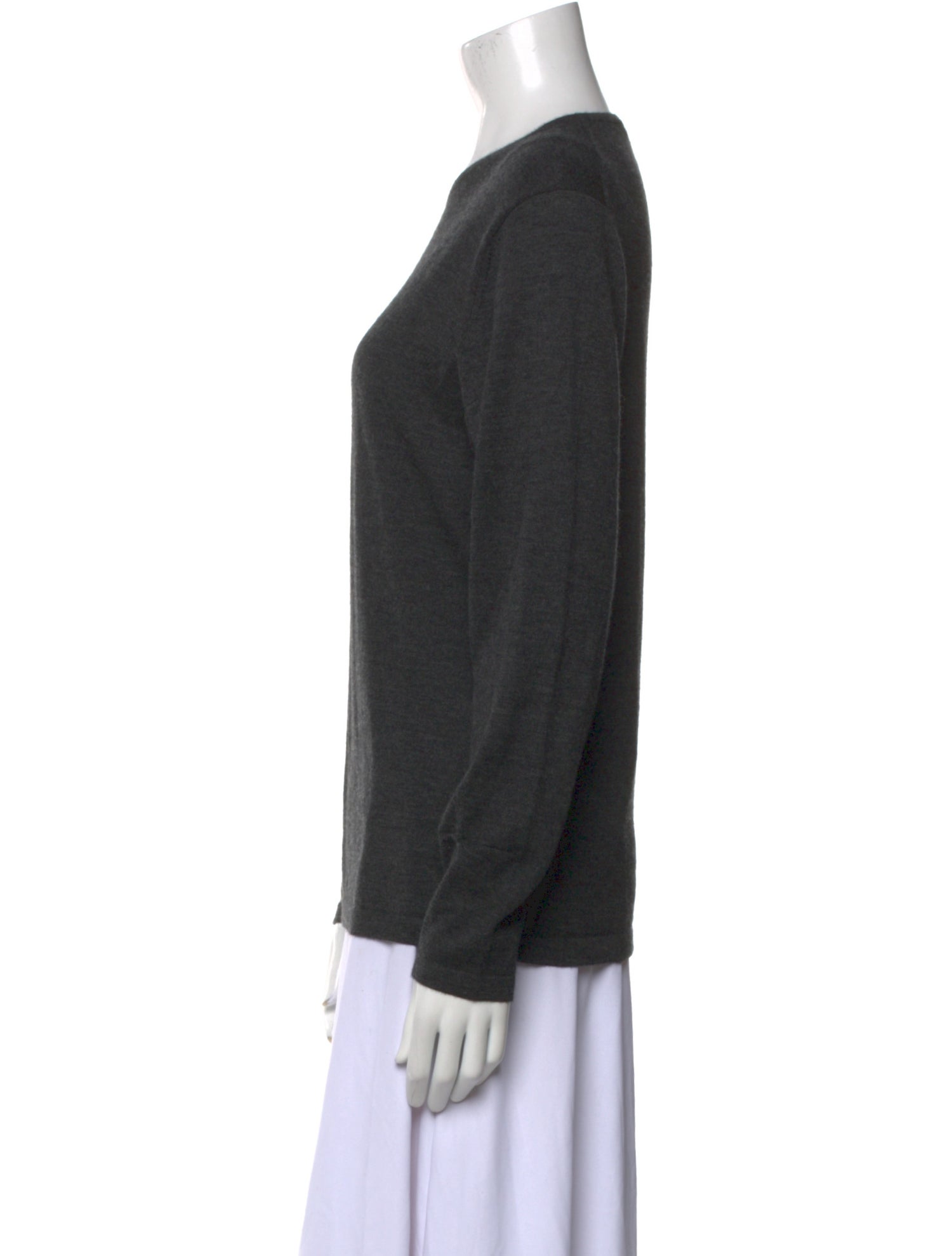 Neiman Marcus Cashmere Crew Neck Sweatshirt