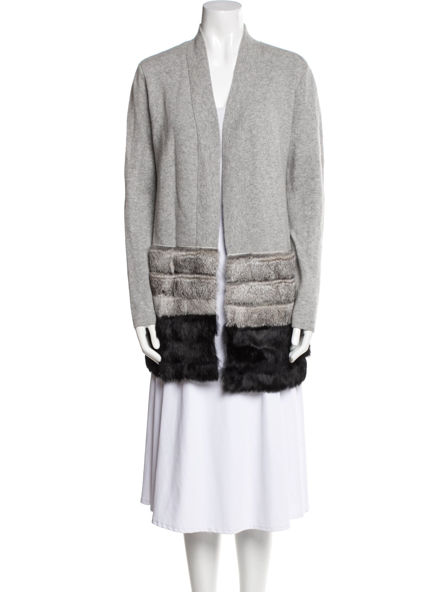 Neiman Marcus Cashmere Striped Sweater