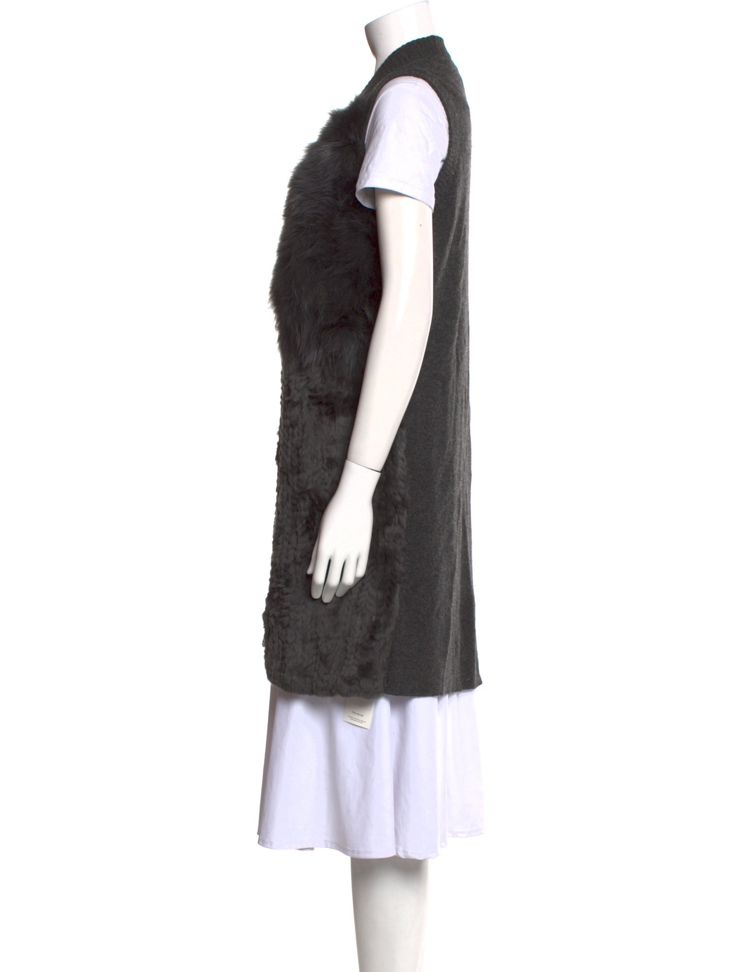 Neiman Marcus Cashmere Open Front Sweater