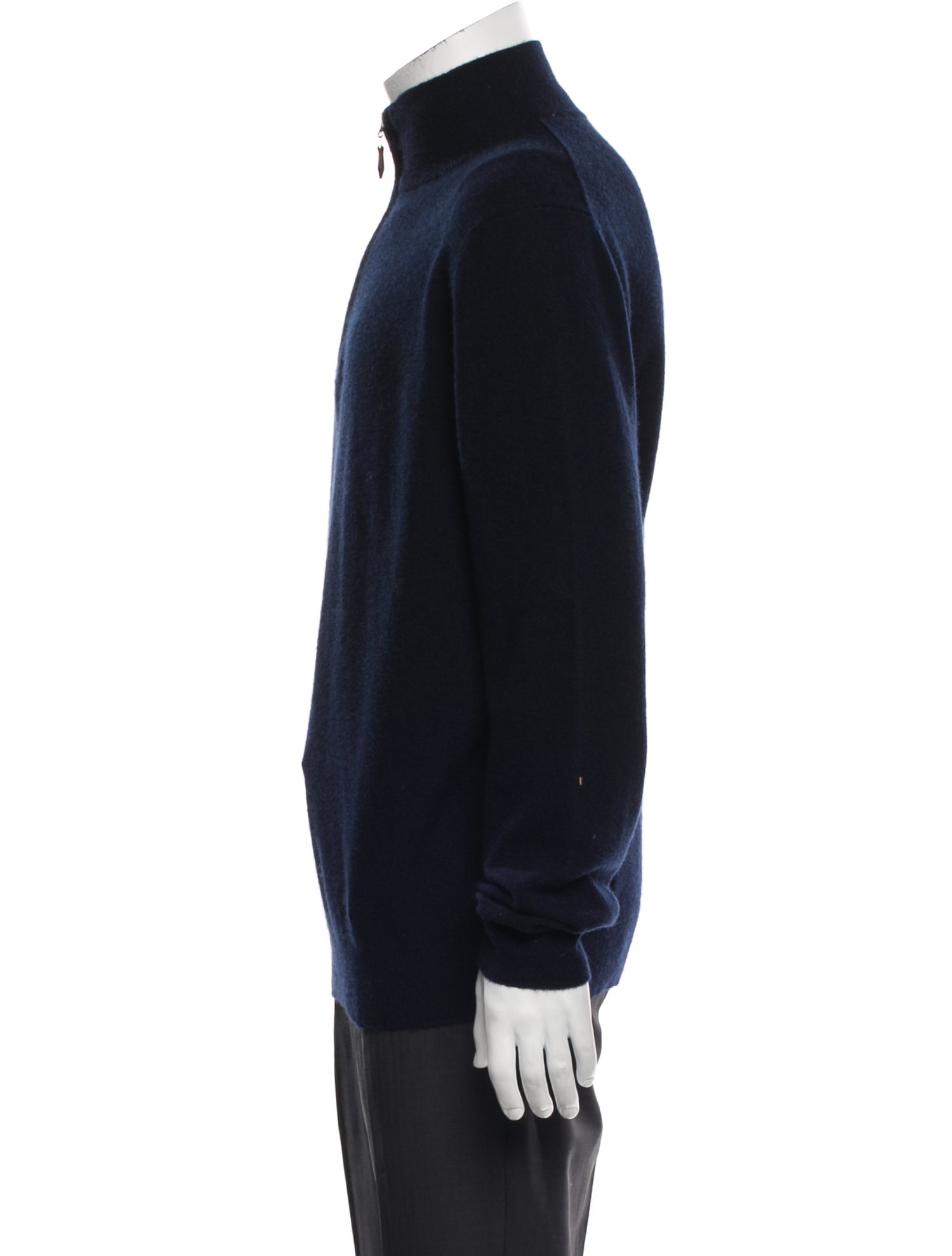 Neiman Marcus Cashmere Turtleneck Polo Sweater