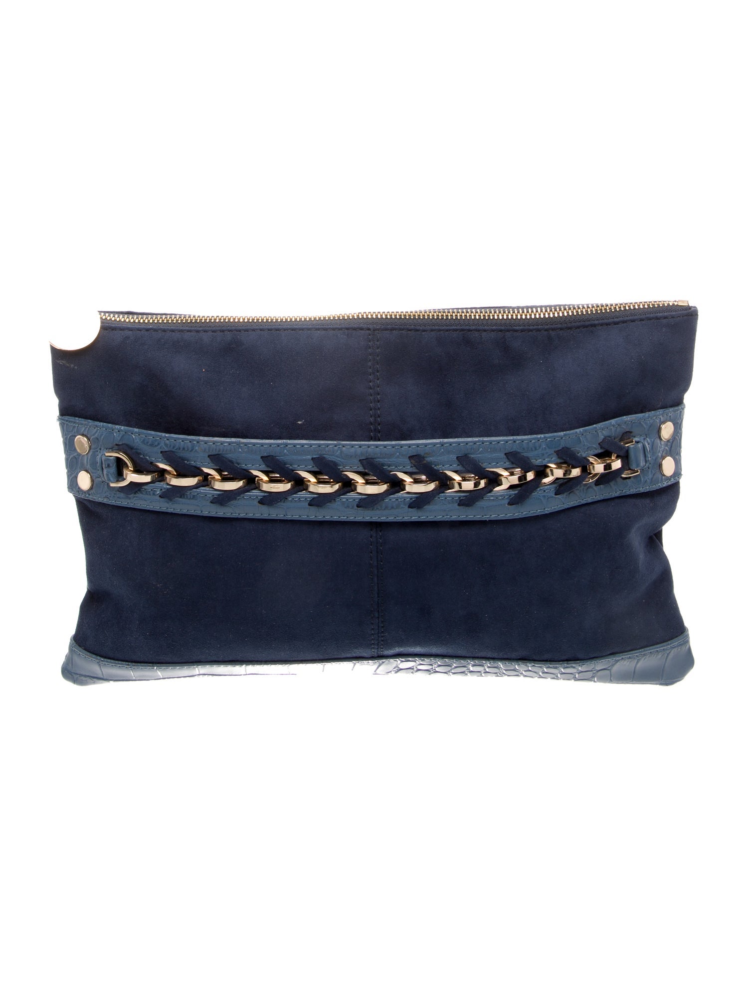 Neiman Marcus Suede Clutch