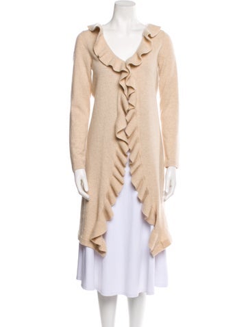 Neiman Marcus Knitwear Cashmere V-Neck Sweater S