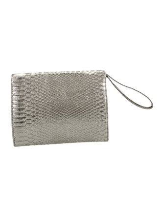 Neiman Marcus Leather Clutch