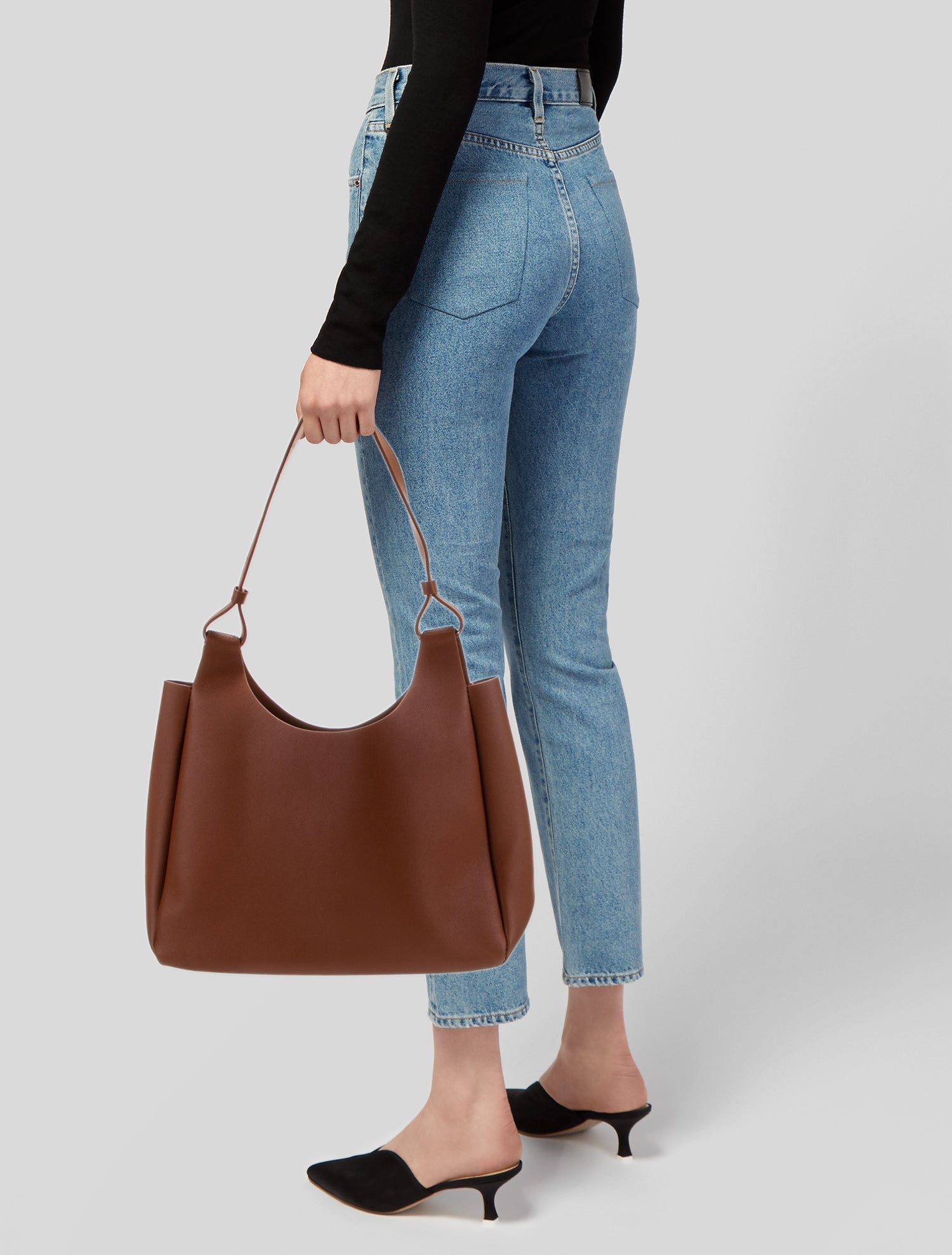 Neiman Marcus Leather Shoulder Bag